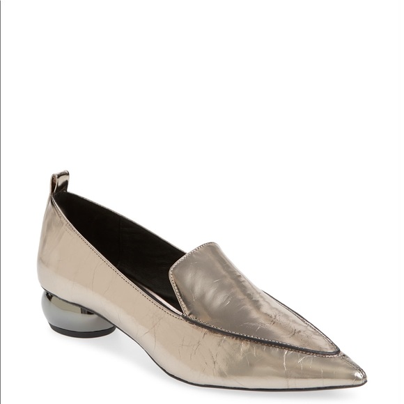 Jeffrey Campbell Shoes - NEW • Jeffrey Campbell • Viona Loafer Flats Pewter